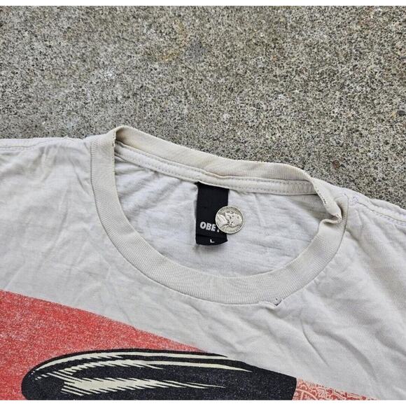 Y2k Obey Ak47 AR-15 Guns And Roses Art T Shirt Resistance Obey Propaganda - Picture 4 of 6